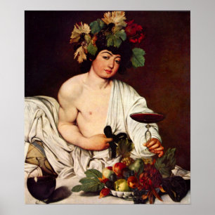 Michelangelo Merisi from Caravaggio-Bacchus Poster