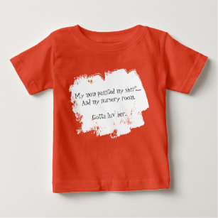 Michelangelo Momma Infant Funny Quote Phrase Baby T-Shirt