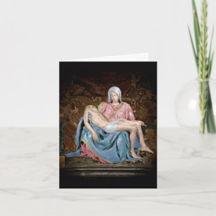 MICHELANGELO PIETA CARD