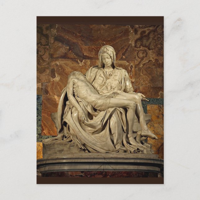 MICHELANGELO PIETA POSTCARD (Front)