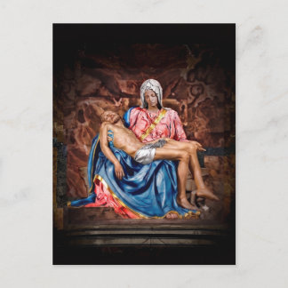MICHELANGELO PIETA postcard
