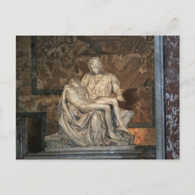 Michelangelo Pieta Postcard (Front)