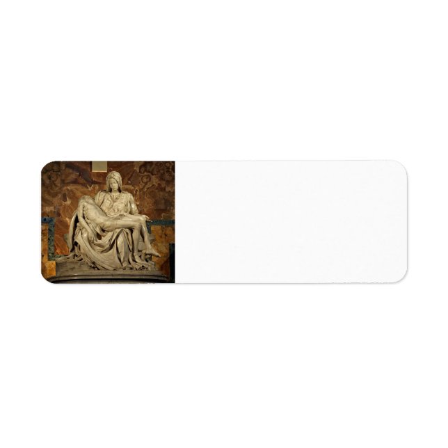 Michelangelo- Pieta Return Address Label (Front)