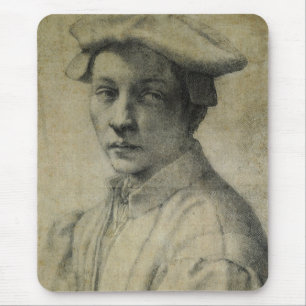 Michelangelo Portrait of Andrea Quaratesi Mouse Pad