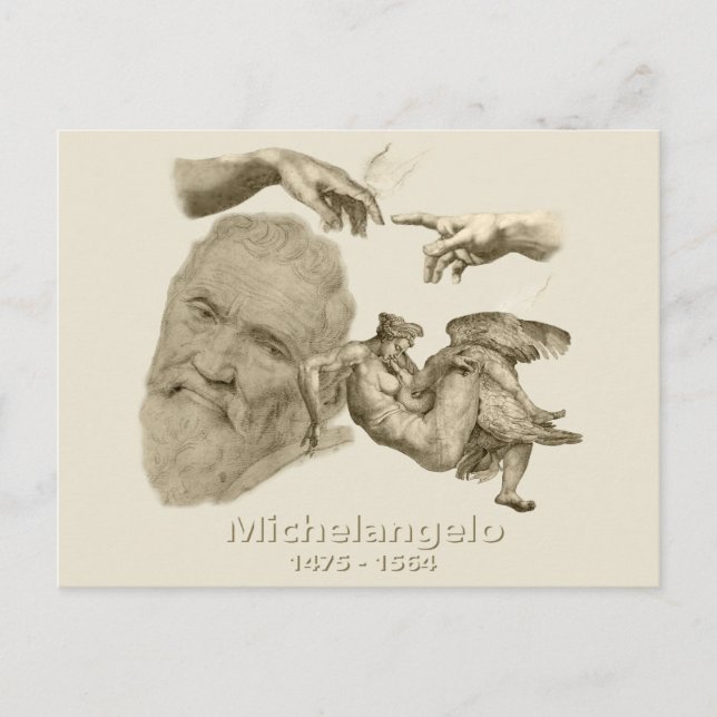 Michelangelo Postcard (Front)