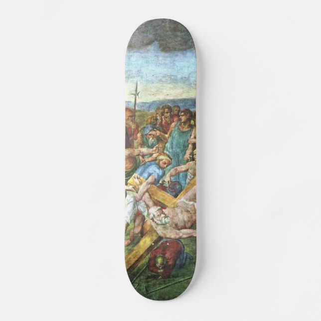 Michelangelo Renaissance Art Skateboard (Front)