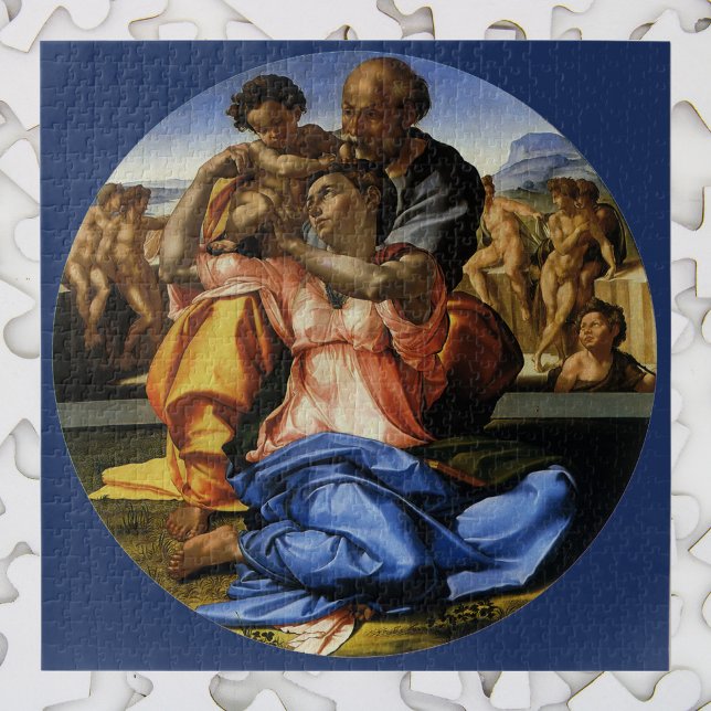 Michelangelo 's Doni Tondo or Doni Madonna Jigsaw Puzzle (Creator Uploaded)