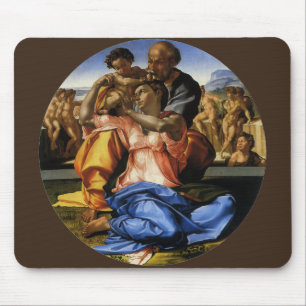 Michelangelo 's Doni Tondo or Doni Madonna Mouse Pad