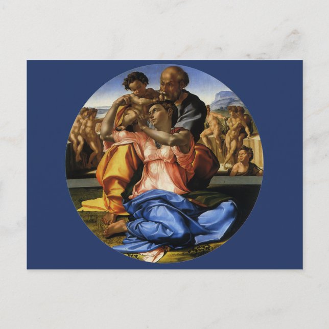 Michelangelo 's Doni Tondo or Doni Madonna Postcard (Front)