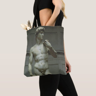 Michelangelo 's Statue of David Tote Bag