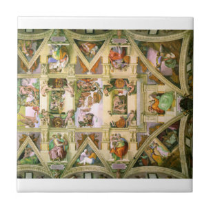 Michelangelo - Sistine Chapel Ceiling Ceramic Tile