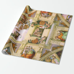 Michelangelo - Sistine Chapel Ceiling Wrapping Paper