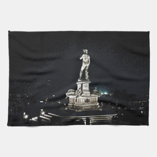 Michelangelo square tea towel