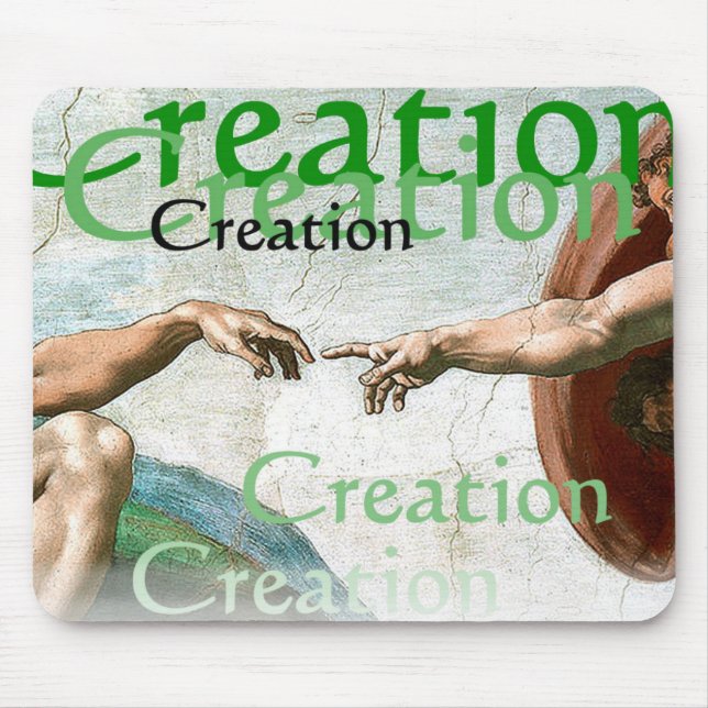 Michelangelo Template Elegant Classic Creative Mouse Pad (Front)