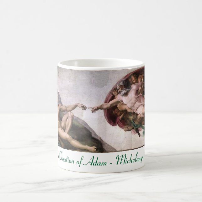 Michelangelo The Creation of Adam Mug (Center)