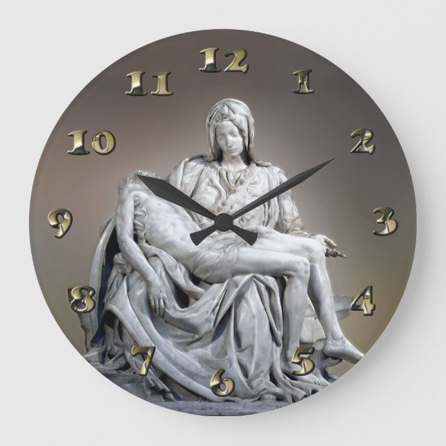 Michelangelo - The Pieta Large Clock (Front)