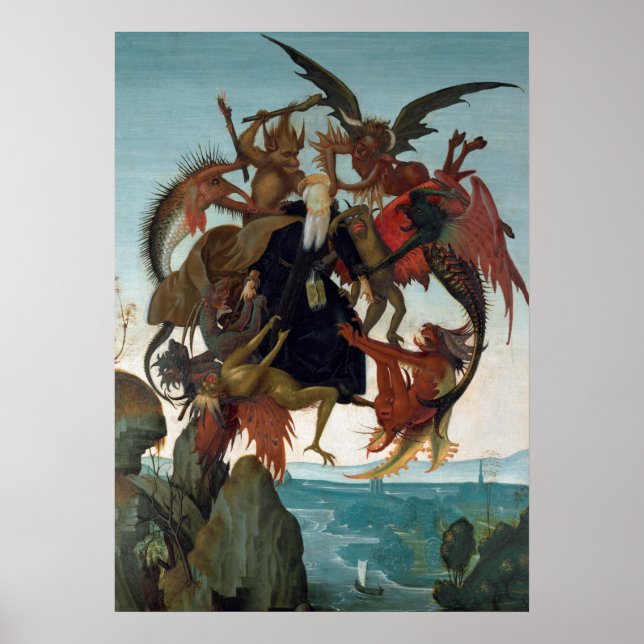 Michelangelo -The Torment of Saint Anthony Poster (Front)