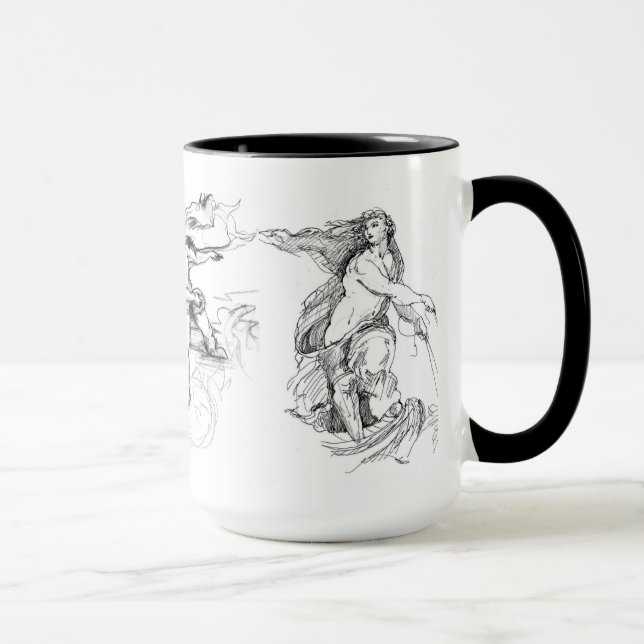 Michelangelo Titian and Raphael (15oz) Mug (Right)