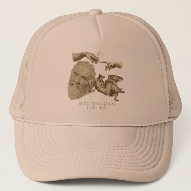 Michelangelo Trucker Hat (Front)