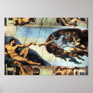 Michelangelo Unterberger - Creation of Adam Poster