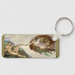 Michelangelo's Creation of Man (Creation of Adam) Key Ring