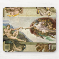 Michelangelo's Creation of Man (Creation of Adam)