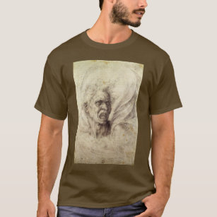 Michelangelo's Damned Soul, Head of a Man T-Shirt