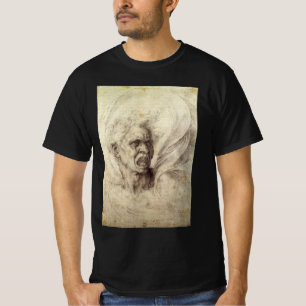 Michelangelo's Damned Soul, Head of a Man T-Shirt