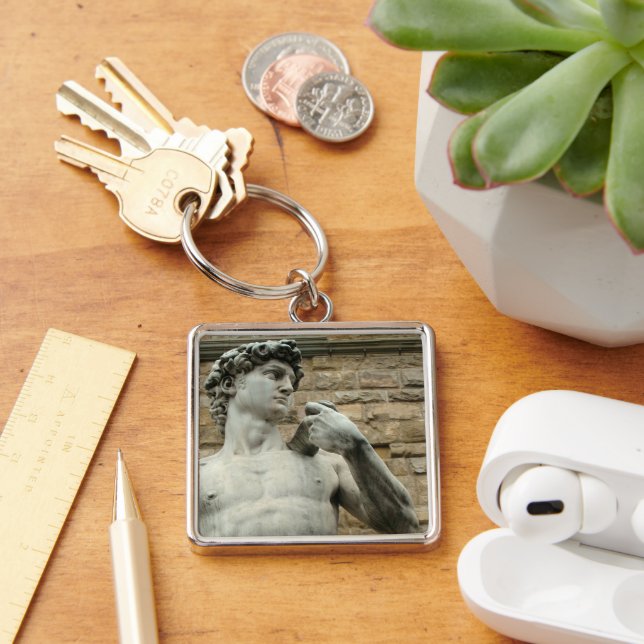 Michelangelo's David 1 Key Ring (Desk)