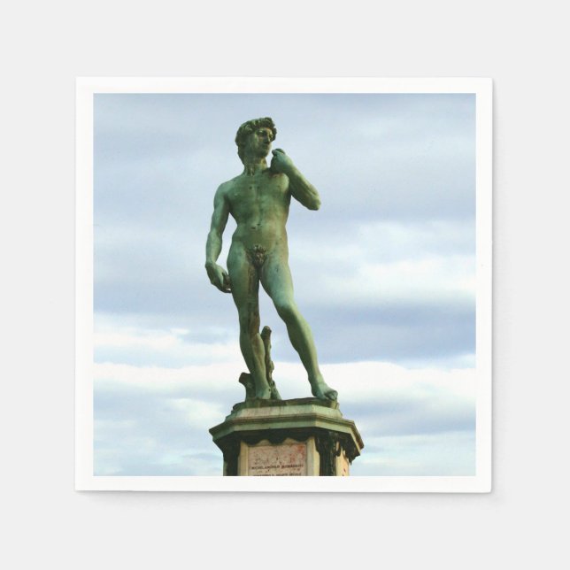 Michelangelo's David 2 Napkin (Front)