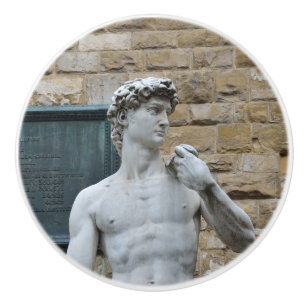 Michelangelo's David Ceramic Knob