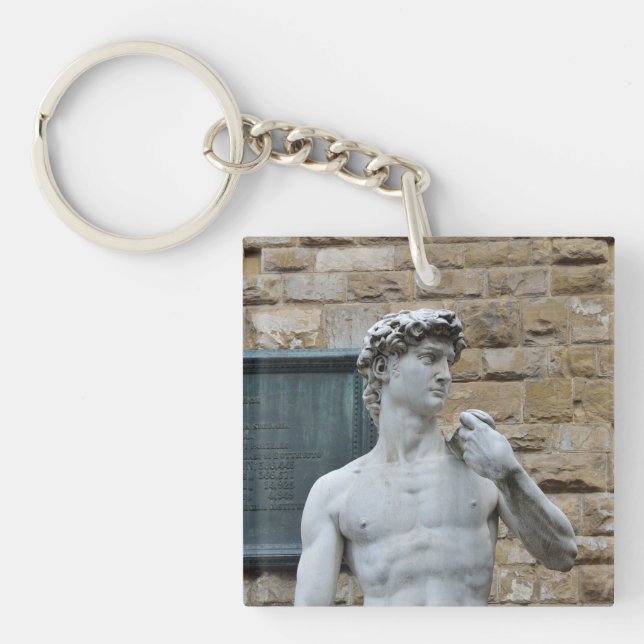 Michelangelo's David Key Ring (Front)