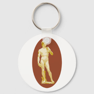 Michelangelo's David Key Ring