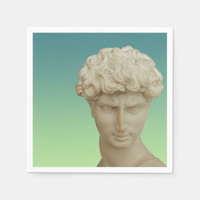 Michelangelo's David Napkin (Front)