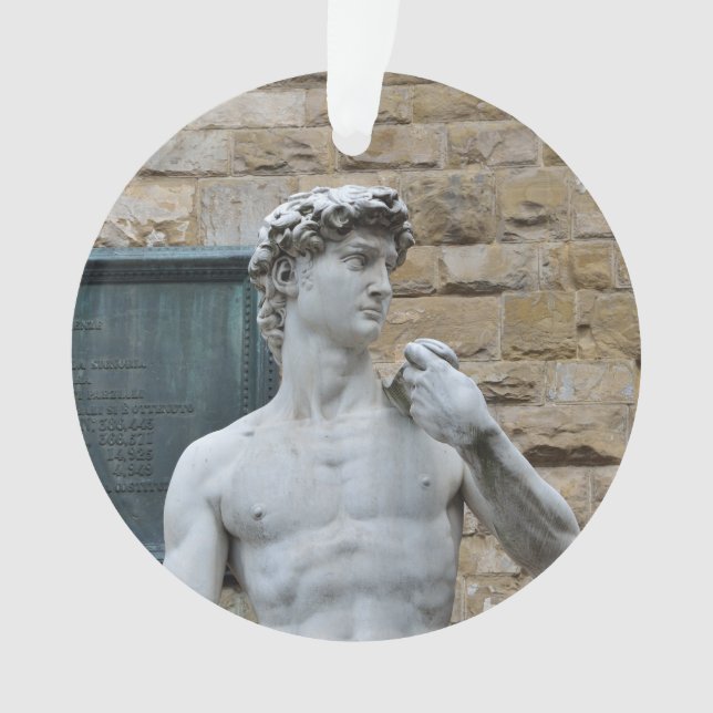 Michelangelo's David Ornament (Front)