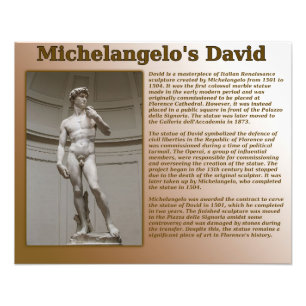 Michelangelo's David Photo Print