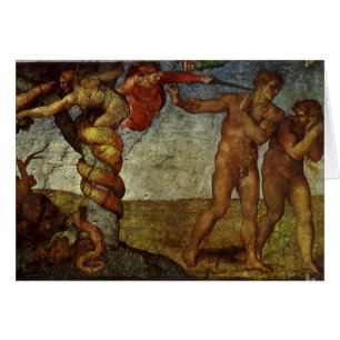 Michelangelo's Fall and Expulsion, Garden of Eden