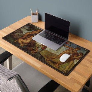 Michelangelo's Fall and Expulsion, Garden of Eden Desk Mat