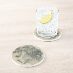 Michelangelo's Ideal Head of a Woman Coaster