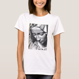 Michelangelo's Pieta detail of Virgin Mary's face T-Shirt