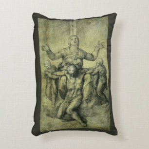 Michelangelo's Pieta for Vittoria Colonna Decorative Cushion