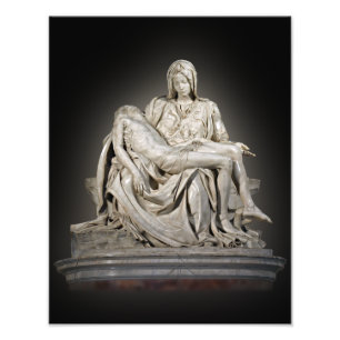 MICHELANGELO'S PIETA PHOTO PRINT