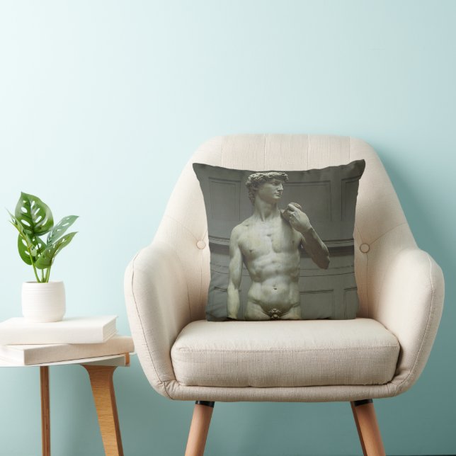 Michelangelo's Statue of David Cushion (Chair)