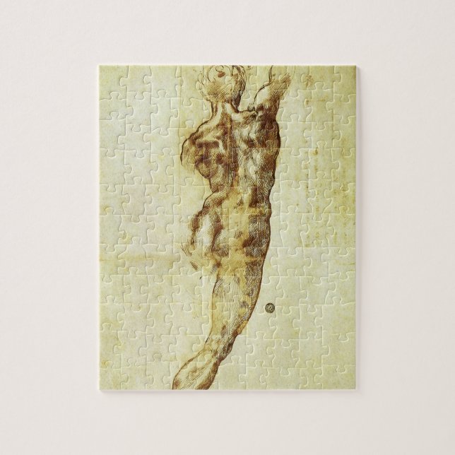 Michelangelo's Study for the Battle of Cascina Jigsaw Puzzle (Vertical)