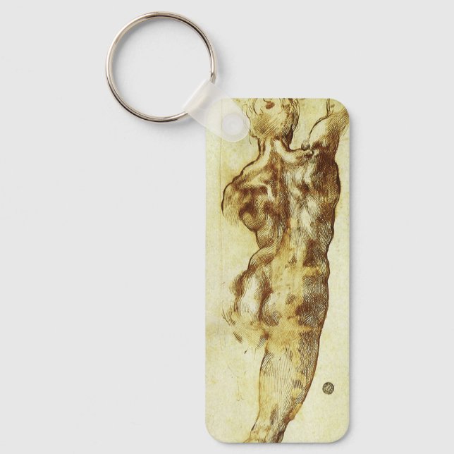 Michelangelo's Study for the Battle of Cascina Key Ring (Front)