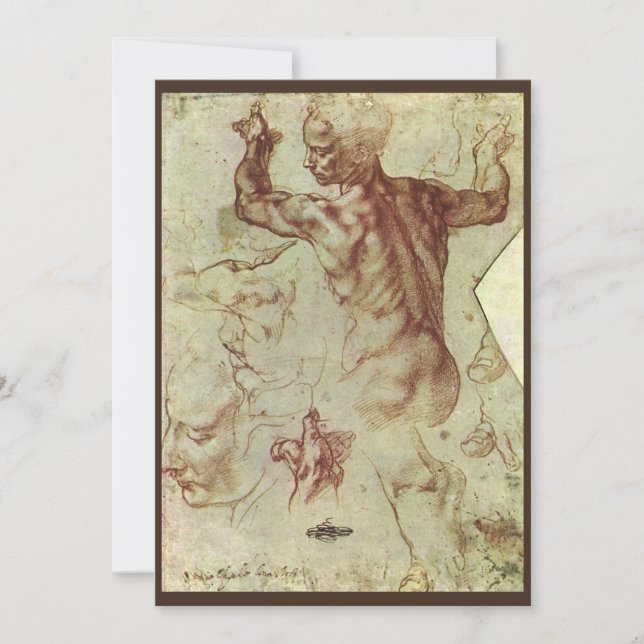 Michelangelo's Study of a Libyan Sibyl (Front)