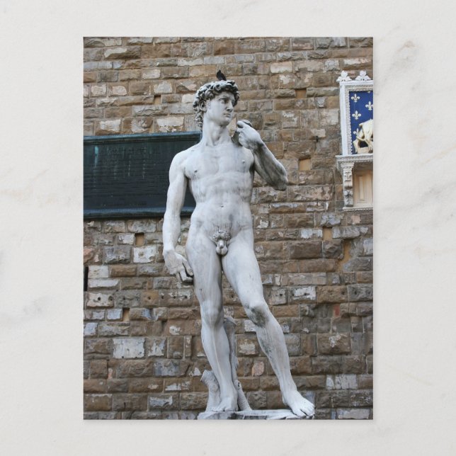 Michelanglo's David Postcard (Front)