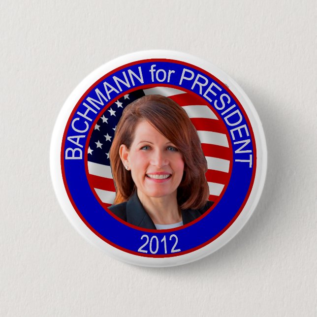 Michele Bachmann 6 Cm Round Badge (Front)