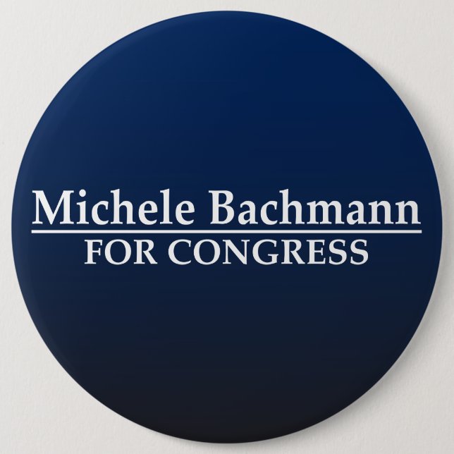 Michele Bachmann for Congress 6 Cm Round Badge (Front)