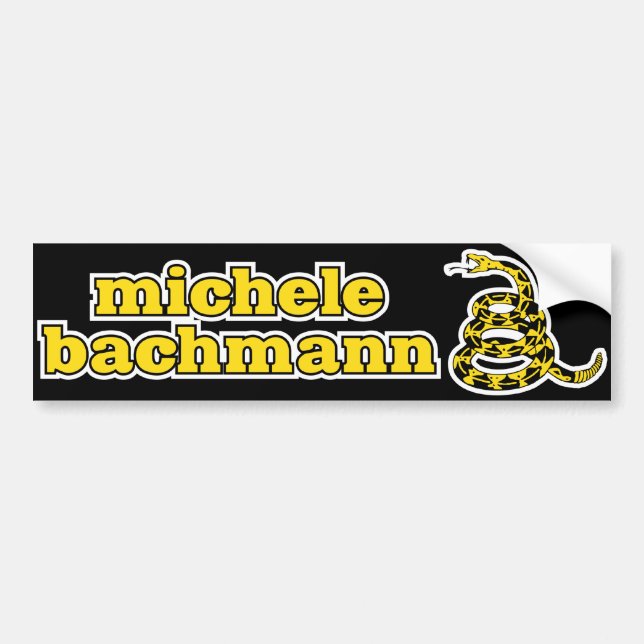 Michele Bachmann Gadsden Snake Bumper Sticker (Front)